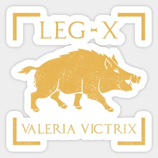 Legio XX Valeria Victrix Boar Emblem Roman Legion Sticker
